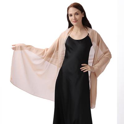Chiffon Shawl Wraps for Women Evening Dresses Soft Scarf Formal Wedding Bridal Scarves