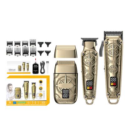 Hair Clippers Professional Cordless for Men, Electric Foil Shavers Razor Beard Hair Trimmer Kit, Rechargeable Hair Cut Machines Fade Clippers Set, 3 in1 Beard Trimming Kit for Home, Barber