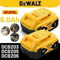 Nuovo 100% Originale 6Ah 20V Originale Dewalt Batteria Per Utensili Elettrici DCB206 20V 18.0Ah
