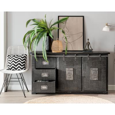 3S Frankenmöbel »Cosma« Massivholz Sideboard V grau 3S Frankenmöbel »Cosma« Massivholz Sideboard V grau Image