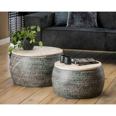 designline »Salles« Massivholz Couchtisch 2er-Set Image