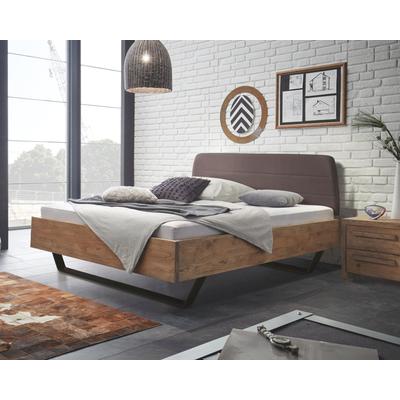 Hasena Oak-Vintage Massivholzbett Slid/Mona – erhältlich in Wildeiche und in Größen von 140x200 bis 200x200 cm Image