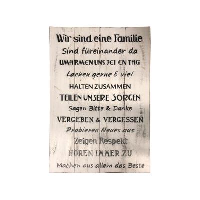 die Faktorei »Board« Deko-Holzschild mit Spruch IV Image