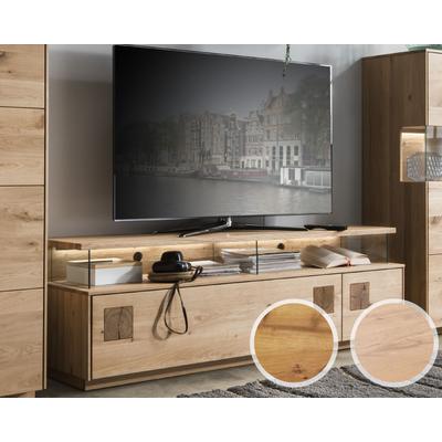 Massivholz »Davos« TV-Board groß – erhältlich in Wildeiche Image