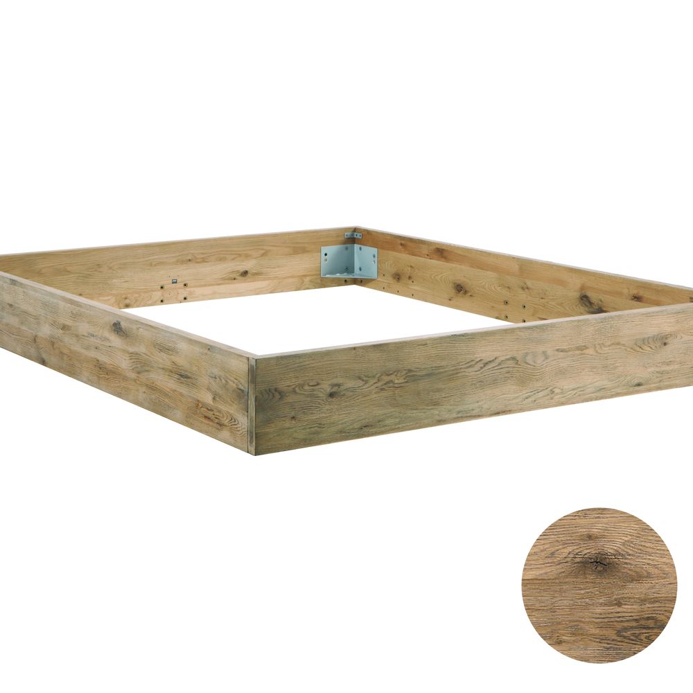 Hasena Oak-Vintage Bettrahmen Cadro 23 Wildeiche – erhältlich in 32 Größen
