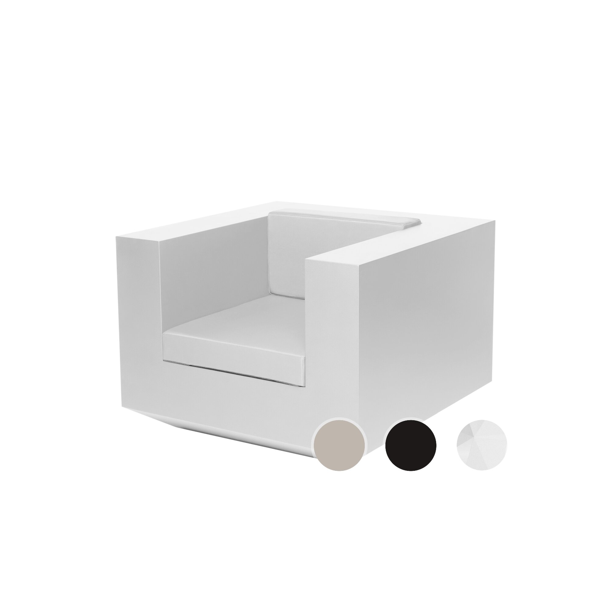 Vondom »VELA« Outdoor Lounge Sessel – erhältlich in 3 Farben