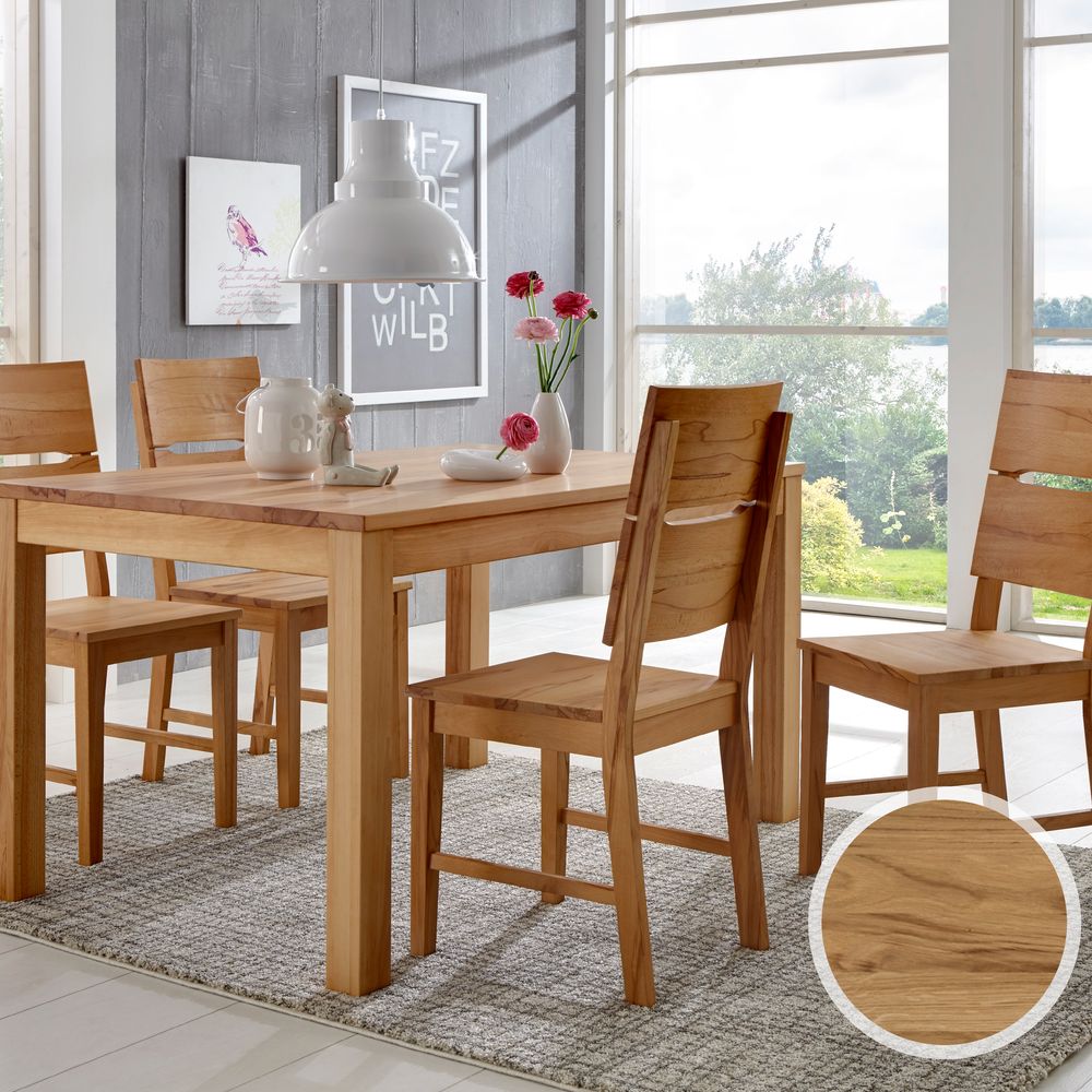 3S Frankenmöbel »Diez« Massivholz Esstisch – erhältlich in 2 Holzarten und 14 Größen Image