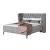 Kare Design »Benito« Moon Boxspringbett grau – in Größen von 160x200 bis 180x200 cm