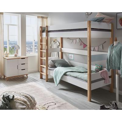 INFANSKIDS »Infanscolor« Kinderzimmer Etagenbett weiß – erhältlich in Buche und in Größe 208x187 cm Image
