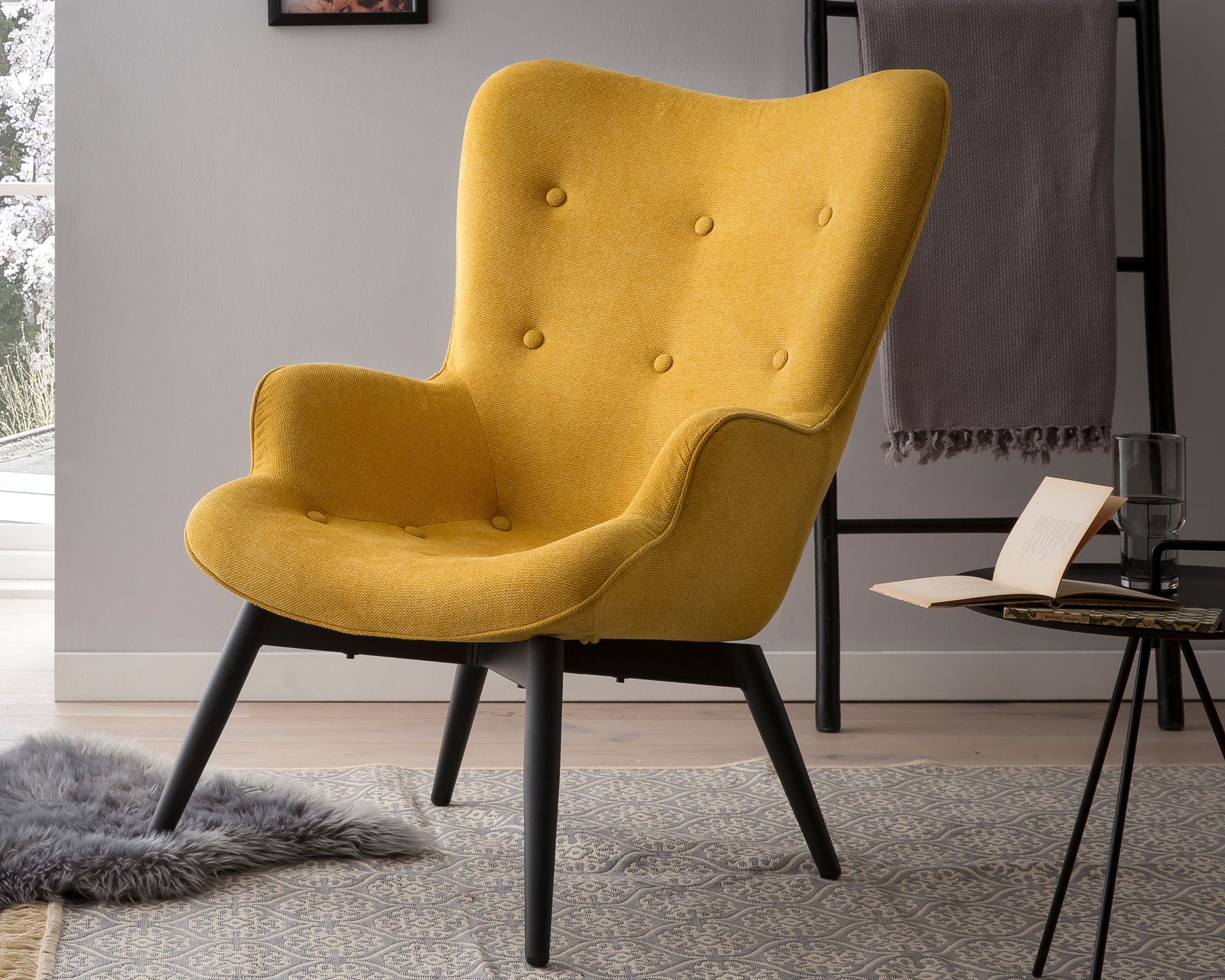 SalesFever »Anjo« Polstersessel gelb