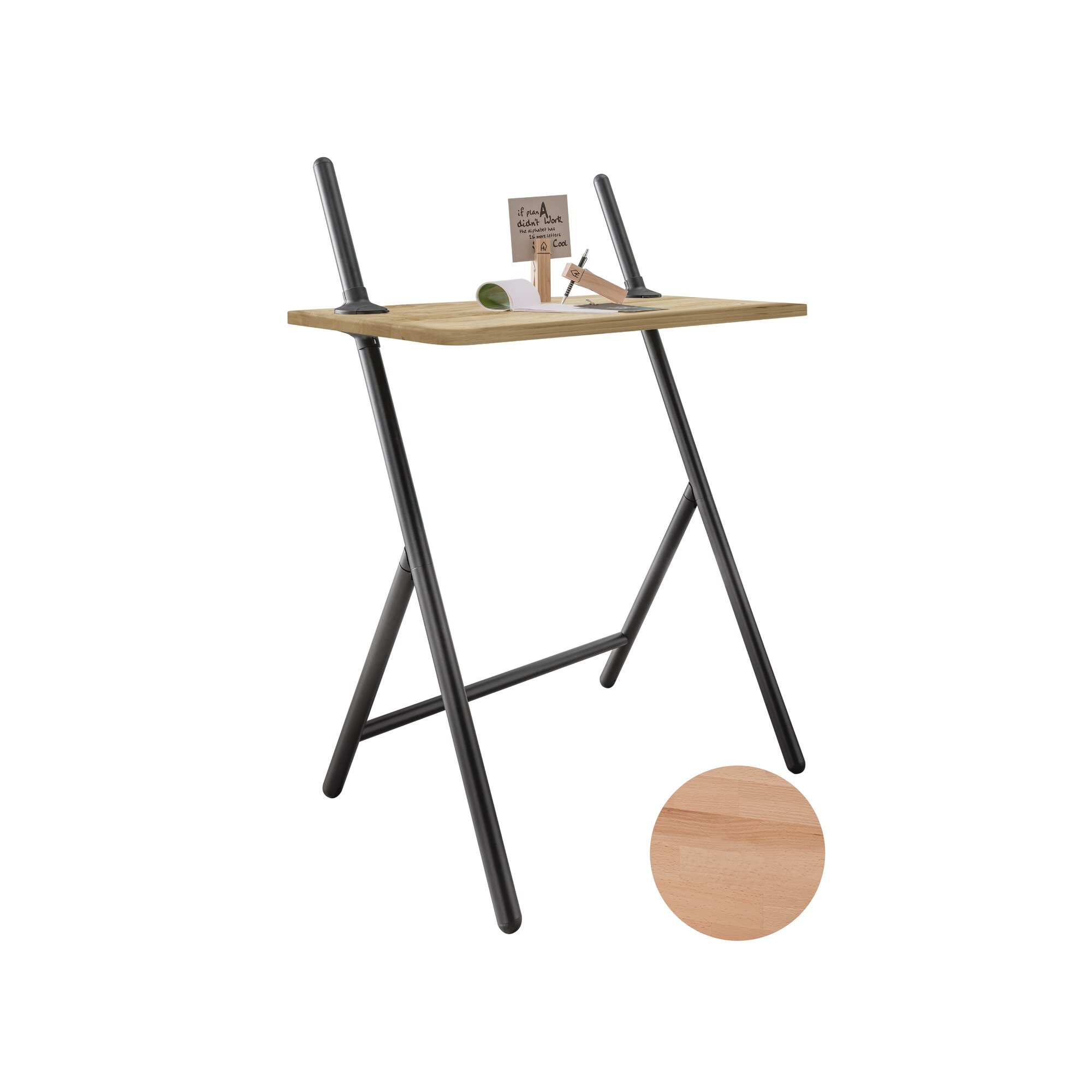 Massivholz »Palermo« Schreibtisch höhenverstellbar – erhältlich in 2 Ausführungen Image