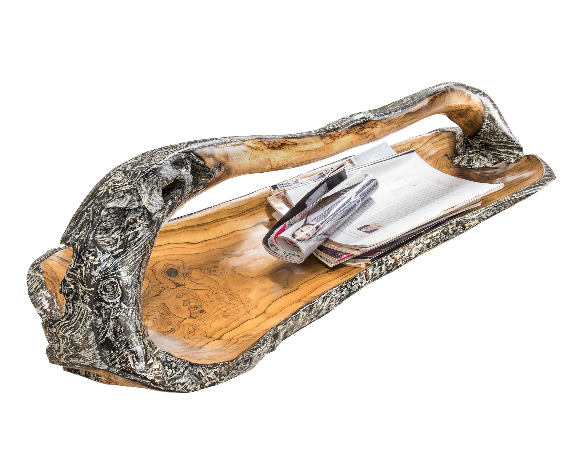 die Faktorei »Black Washed« Unikat Deko Schale mit Griff Image