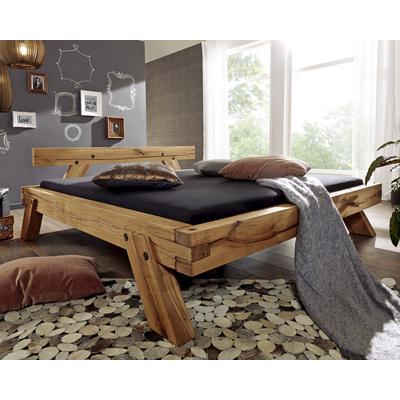 3S Frankenmöbel »Woodtime« Massivholzbett – erhältlich in verschiedenen Holzarten und in Größen von 140x200 bis 200x200 cm Image