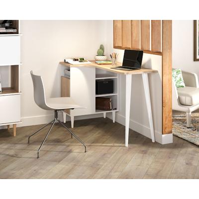 TemaHome »Nook« Schreibtisch Weiß mit Eiche TemaHome »Nook« Schreibtisch Weiß mit Eiche Image