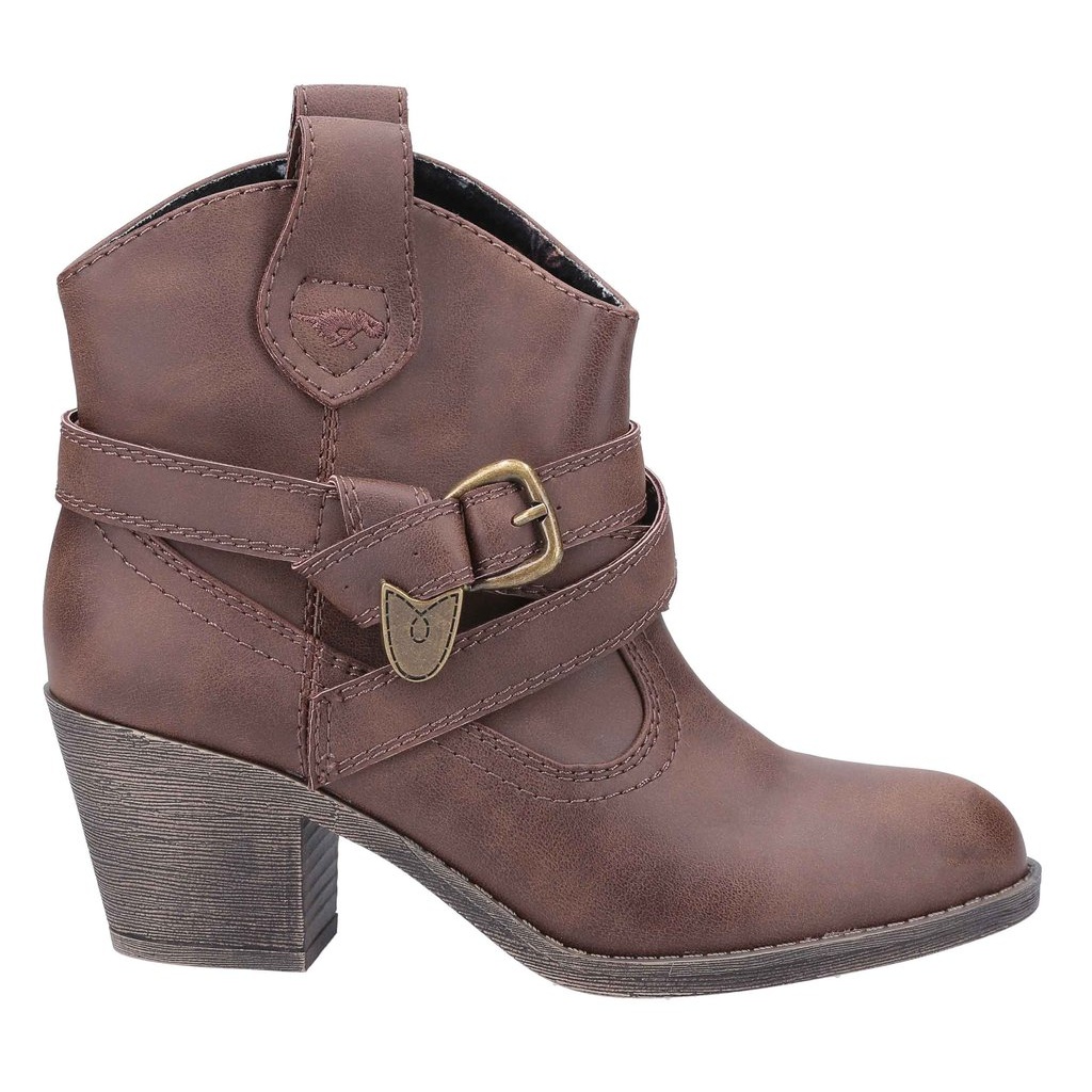Rocket Dog Womens/ladies Satire Ankle Boots (brown) - Size UK 5 | Rocket Dog Sale | Discount Designer Brands
