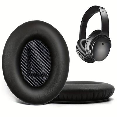 TEMU 1 Pair 35/25/15 & Qc35 Ii Replacement Ear Pads - High-density Memory Foam, Soft Pu Leather, Noise Isolating Headphone Cushions Image