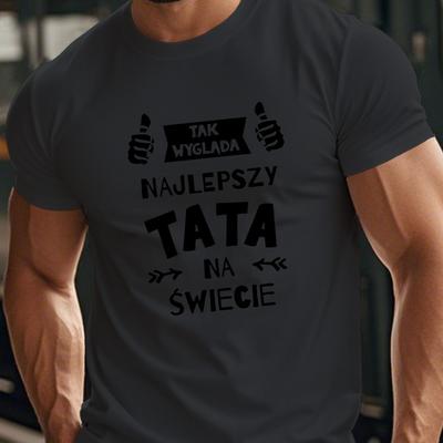 TEMU Funny Dutch Dad Men's Short Sleeve T-shirt - Humorous Polish Graphic Tee With Design, Lightweight 180gsm Breathable Fabric, Regular Fit Casual Summer Top, Machine Washable, Fathers Day T Shirts Image