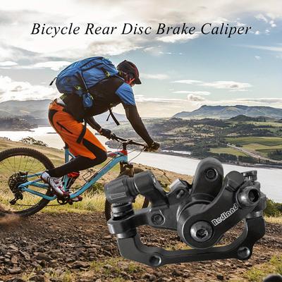 TEMU High-performance Aluminum Alloy Rear Disc Brake For Mountain Bikes - Polyester, Essential Cycling Accessory Image