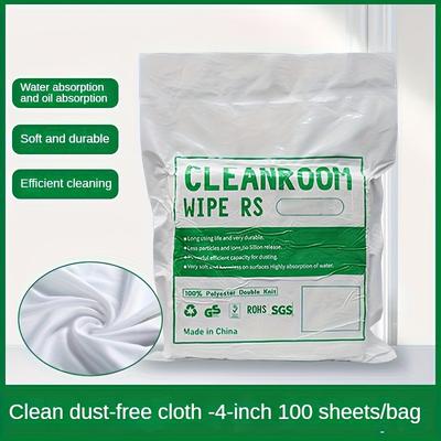 "TEMU Ouyuansu Cleaning Cloths - 4"x4", 6"x6", 9"x9" Dust-free Microfiber, , Fast-drying, Wipes For Electronics, Glass & Precision Surfaces, Made In China" Image