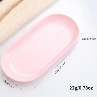 TEMU Durable Stainless Steel & Plastic Oval Nail Art Grinding Head Storage Tray - Options For Salon Organization, No Power Needed, Nail Storage Organizer Image