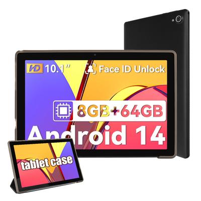 TEMU 10.1 Inch 14 Tablet, Tablet, 8 (3+5)gb , 64gb Rom, Expandable To 1tb, Case, -core, Wifi 6, Dual Camera,1280*800 Hd, 5000mah Battery, Image