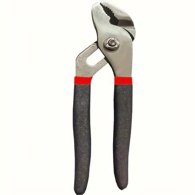 "TEMU 6"/10" Newshark Straight Jaw Tongue And Pliers - Carbon Steel, High-visibility Handles, Ideal For Water Pump Connections, Versatile Grip For Diverse Applications" Image