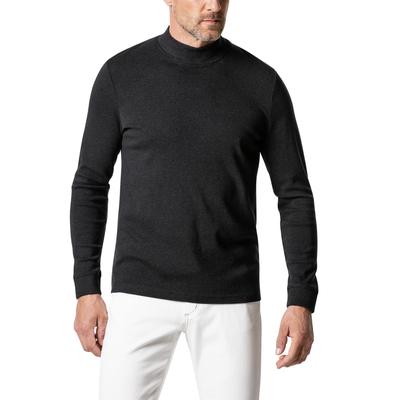 Walbusch Herren Langarm-Shirt Stehkragen Grau Image