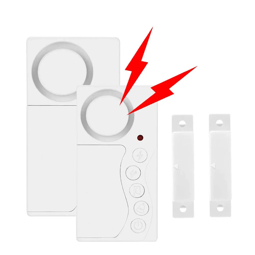 Tür Öffnung Sensor Drahtlose Zeit Verzögerung Tür Alarm Tür Sensor Tür Und Fenster Sicherheit Alarm Home Security Image