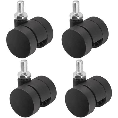 So-tech - 4er Set Möbelrolle aachen mit M8 x 15 mm Gewinde (ø 35 mm, 40 kg Traglast / Rolle, 360 Image