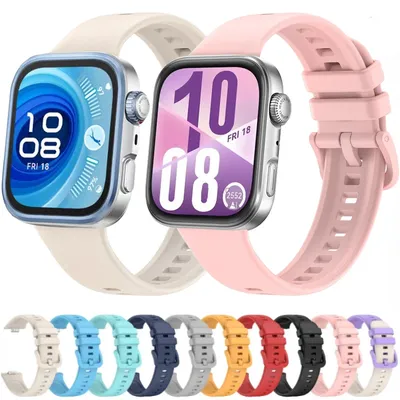 Silikon Strap Für Huawei Uhr Fit 3 4 4Pro Band Bunte Schnalle Armband Zubehör Armband Für Huawei Fit 4 fit 4 Pro Fit 3 Image