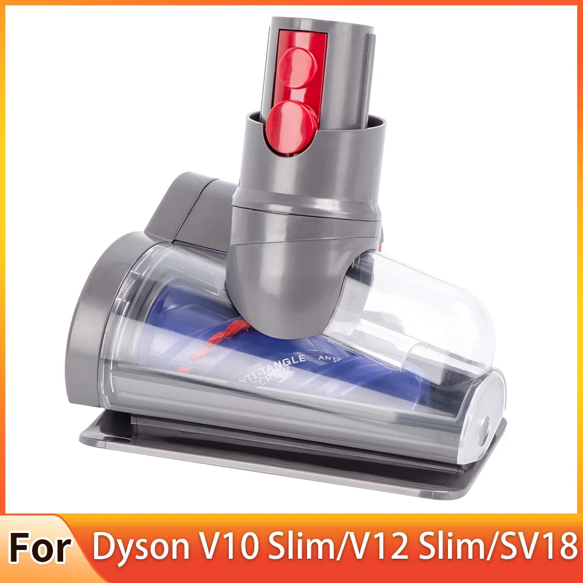Mini motorisierter Bürstenkopf für Dyson V10 Slim/Digital Slim/V12 Slim/SV18/SV20 Staubsauger Anti-Tangle Milbenbürste, Sofa Bett Auto Image