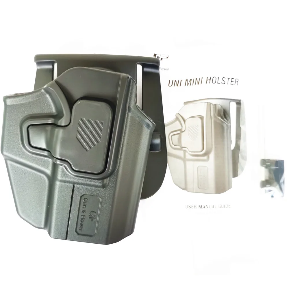 OWB-Holster, passend für mehr als 50 Modelle für CZ P10 C S Glock 26 27 42 43 48 Tauras G2C PT111 GX4 Ruger SW MP P365 Hellcat, verstellbar Image