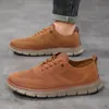 Leichte, lässige Herrenschuhe zum Schnüren, atmungsaktive, fliegende Slipper für Herren, große Größe, vielseitiges Business-Mesh, leicht bequem