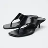 Clip Toe Frauen Hausschuhe Mode High Heels Schuhe Elegante Stilettos Schuhe Frau Sandalen 2025,