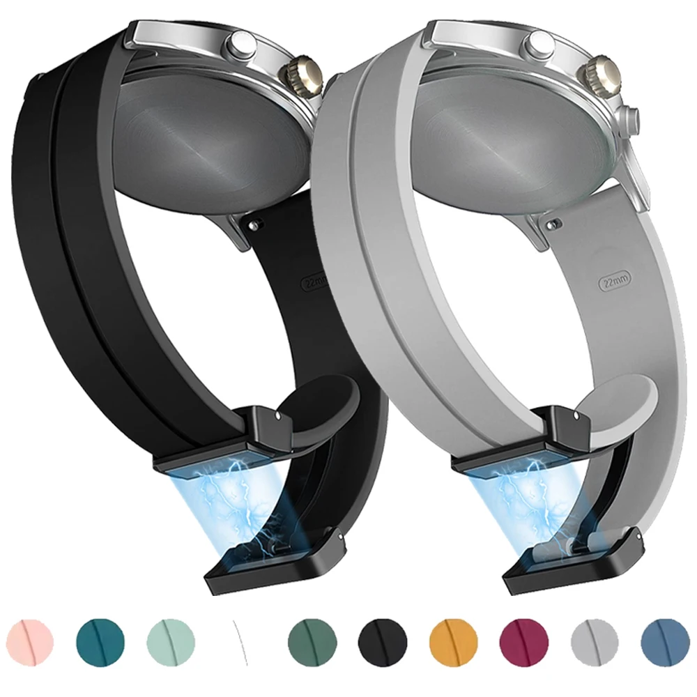 22 mm Silikon-Smartwatch-Armband für Xiaomi Watch 2 Pro/S3/S2/S1 Active/Pro/Color 2 Ersatzarmband für Redmi Watch 5 Bands Image