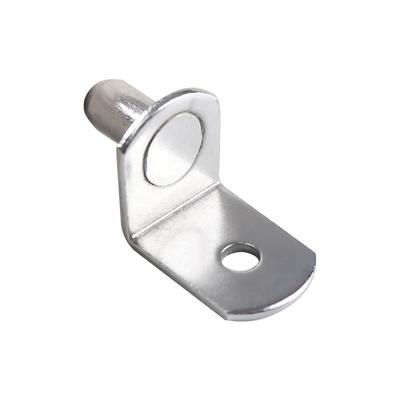 Lntyq - 20 Stück Regalstützstifte aus Metall in L-Form, 5 mm Halterungsträger, Halterungen und Image
