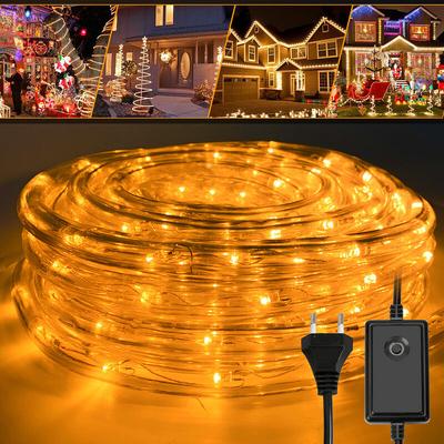 VINGO LED Lichtschlauch 20m Warmweiß für Aussen Innen Lichterschlauch Lichterkette Lichtband Image