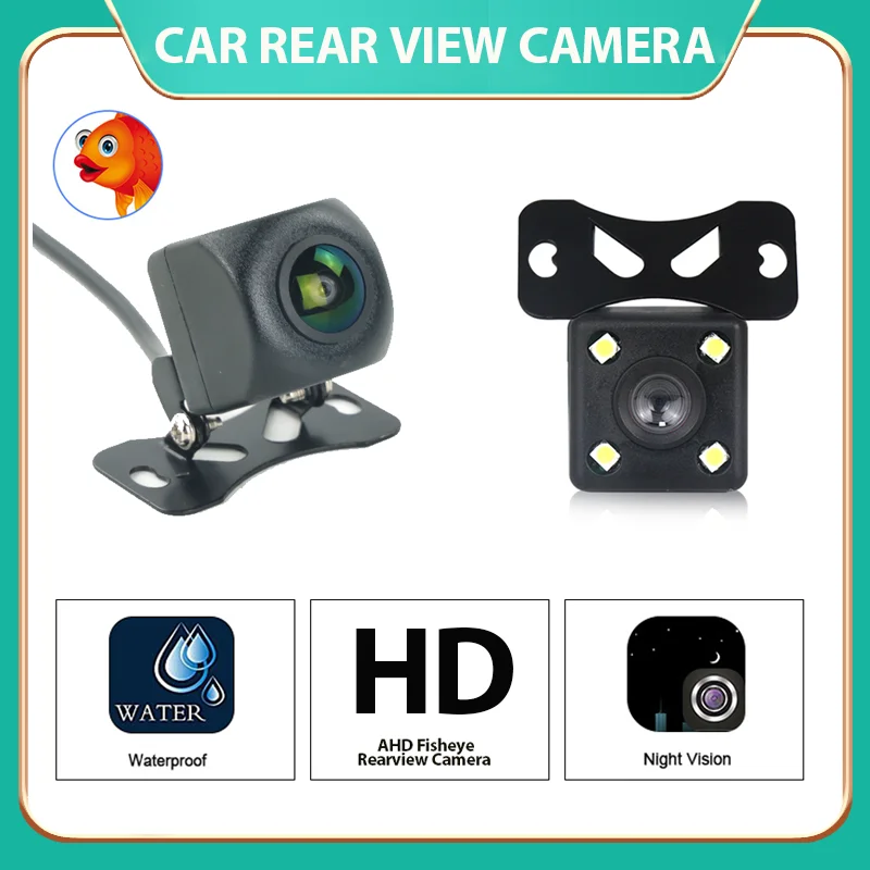 Navifly Universal HD 720 P 1080 P AHD Auto Hinten Kamera 170 Fisch auge CVBS Für Auto Radio Nachtsicht wasserdichte Parkplatz Reverse Image