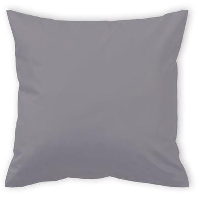 Kissenbezug CURT BAUER "Uni-Mako-Satin", silber (mattsilber), B:40cm L:40cm, Mako-Satin, Obermaterial: 100% Baumwolle, Kissenbezüge, Unifarben Image