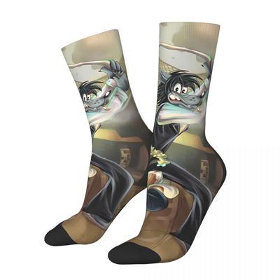 TEMU Anime Kawaii Socks Hiking Cartoon Pattern Socks Image