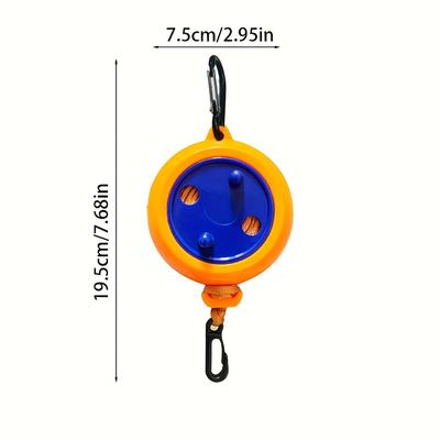 TEMU Clothesline Rope: Adjustable Length, Lightweight And Portable For Camping, Traveling And Outdoor Activities - 393.7 Inch Rope, 20 Clips And 10 Fixation Holes, Clotheslines Image