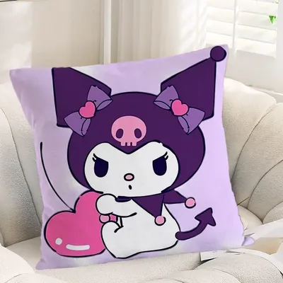 Kuromi Cobrand Kulechaowan Heim- und Dekoration, Schlafkissenbezug, dekorative Kissenbezüge für Image