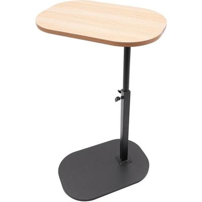 Gojoy - c Form Beistelltisch Höhenverstellbar 45-80cm, Klein Couchtisch Holz Sofatisch, c Förmiger Image