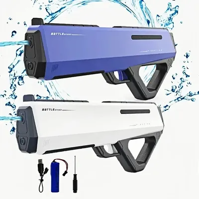 Children Electric Water Gun Toys Summer Outdoor Beach Pool Games Toy Adults Kids High Pressure Automatic Absorb Water Squirt Gun