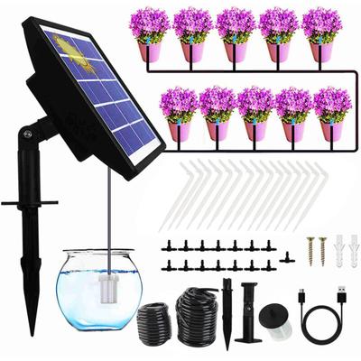 Solar-Bewässerungssystem, automatisches IP67-Wasserschutz-Bewässerungsset mit Anti-Tropf-System und Image