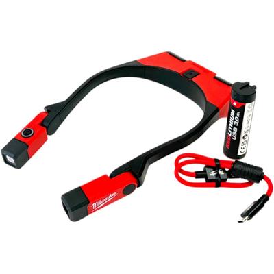 Milwaukee - L4NL400-301 Akku Nackenleuchte ip 50 400 Lumen usb ( 4933479898 ) + 1x Akku 3,0 Ah + Image