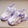 Sanrios Kuromi kinder Schuhe Mädchen Prinzessin Sandalen Sommer Neue Kinder Schuhe Weichen Boden