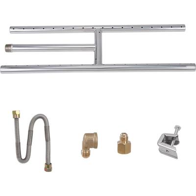 Mophorn - vevor 152,4 x 457,2 mm Drop-In-Feuerschalenpfanne, rechteckiger Image