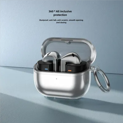 Transparent Case For Samsung Galaxy Buds 3 & Galaxy Buds 3 Pro Clear Soft TPU Protective Cover For Galaxy Buds 3 / Buds 3 Pro