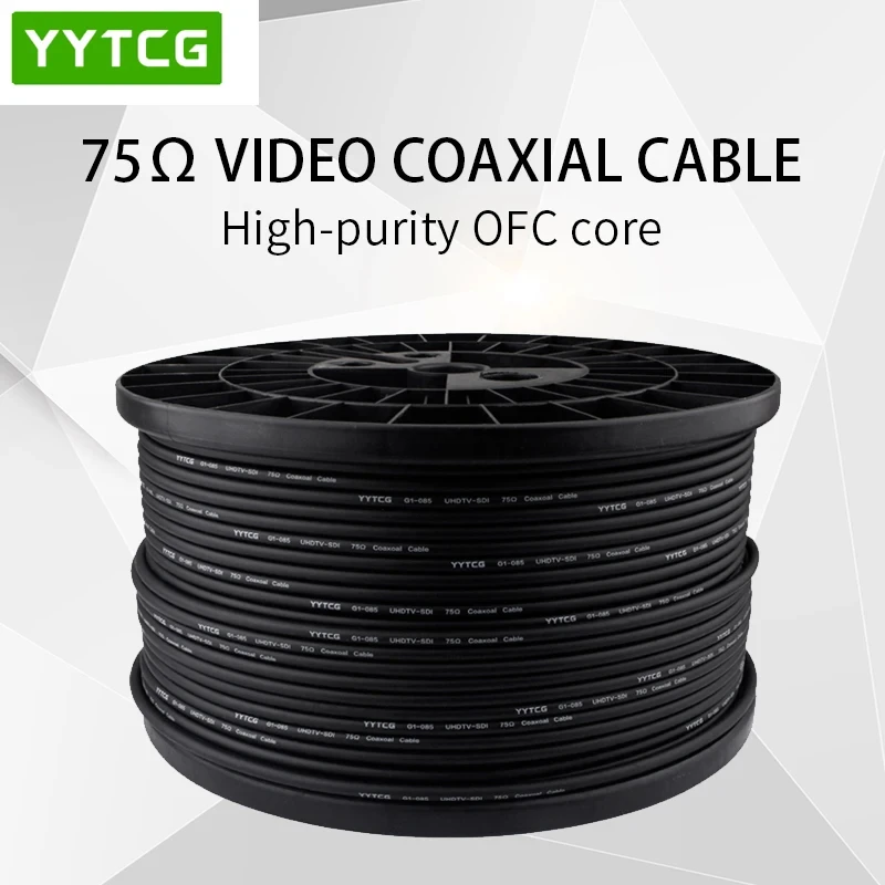 BNC RF Signalüberwachung Audio Video Koaxialkabel HD-SDI High-Definition 75 Ohm RG-85 RG85U Koax Pigtail Drahtkabel 3 m 5 m 10 m Image
